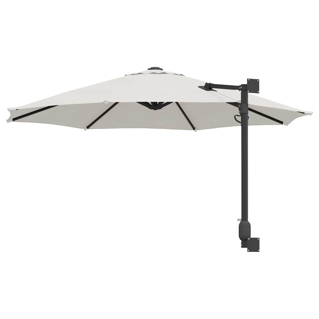 vidaXL Parasolka ogrodowa piaskowy 248 x 248 x 148 cm Poliester i Stal