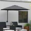 vidaXL Parasolka ogrodowa Antracyt 248 x 248 x 148 cm Poliester i Stal