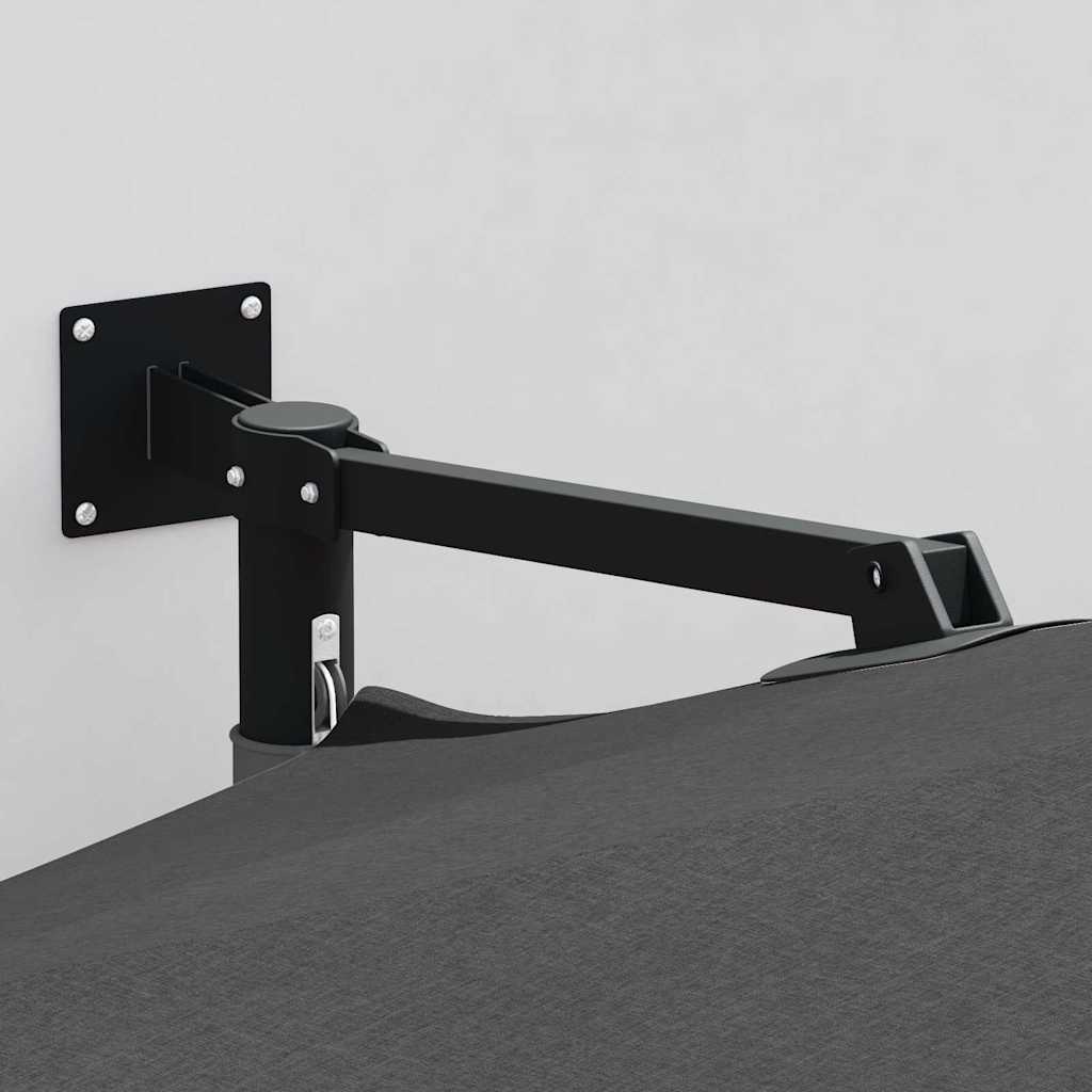 vidaXL Parasolka ogrodowa Antracyt 248 x 248 x 148 cm Poliester i Stal