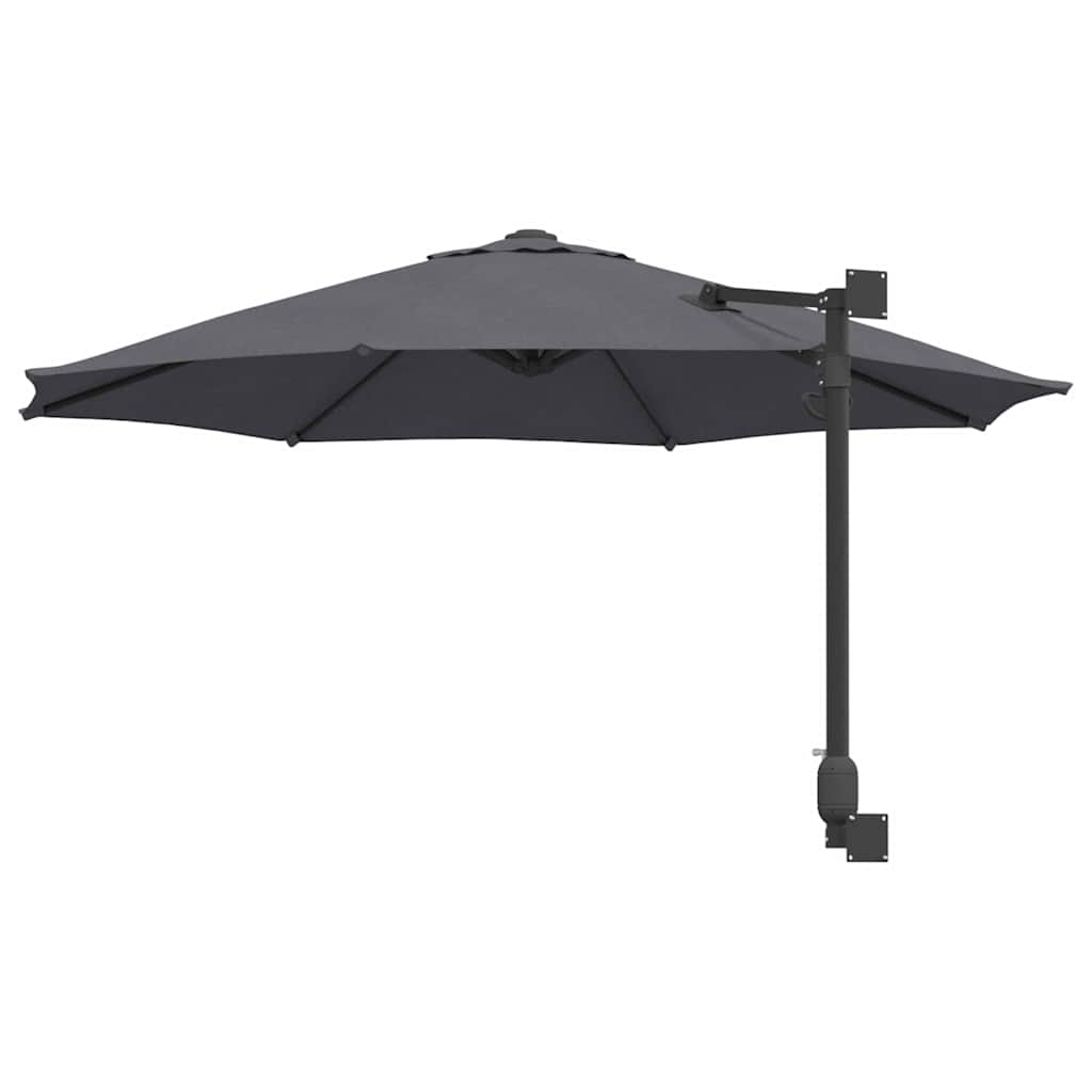 vidaXL Parasolka ogrodowa Antracyt 248 x 248 x 148 cm Poliester i Stal