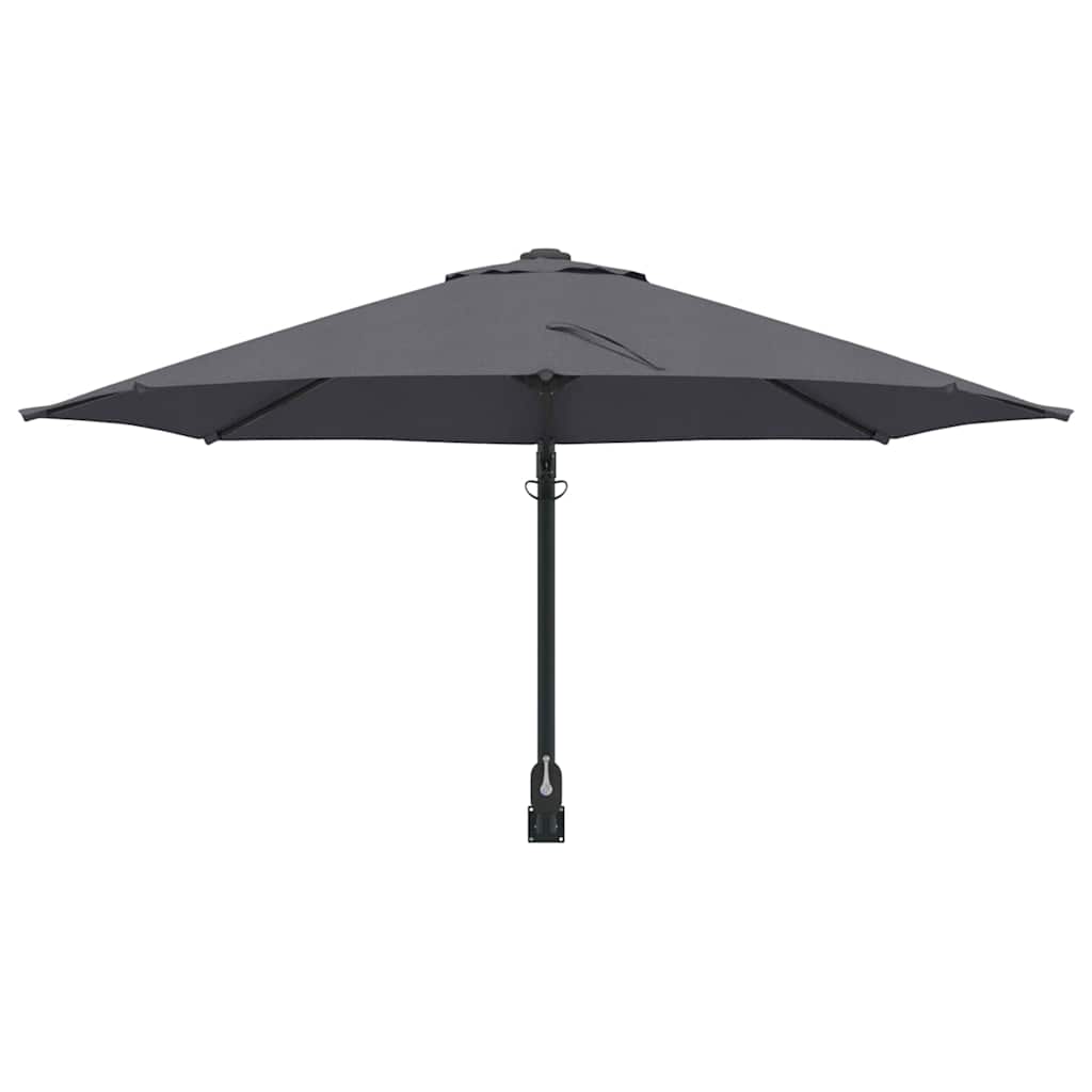 vidaXL Parasolka ogrodowa Antracyt 248 x 248 x 148 cm Poliester i Stal