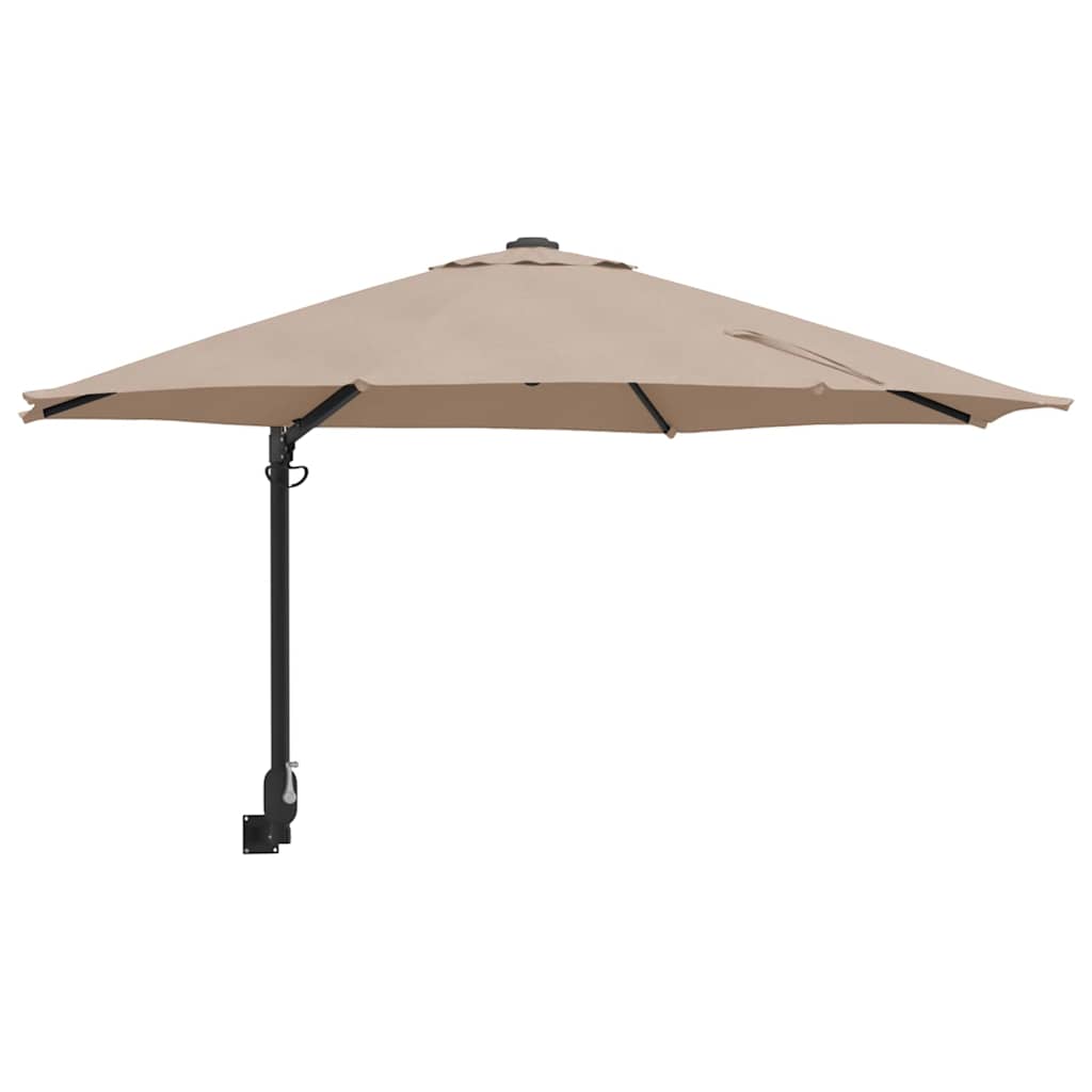 vidaXL Parasolka ogrodowa Ciemnoszary 248 x 248 x 148 cm