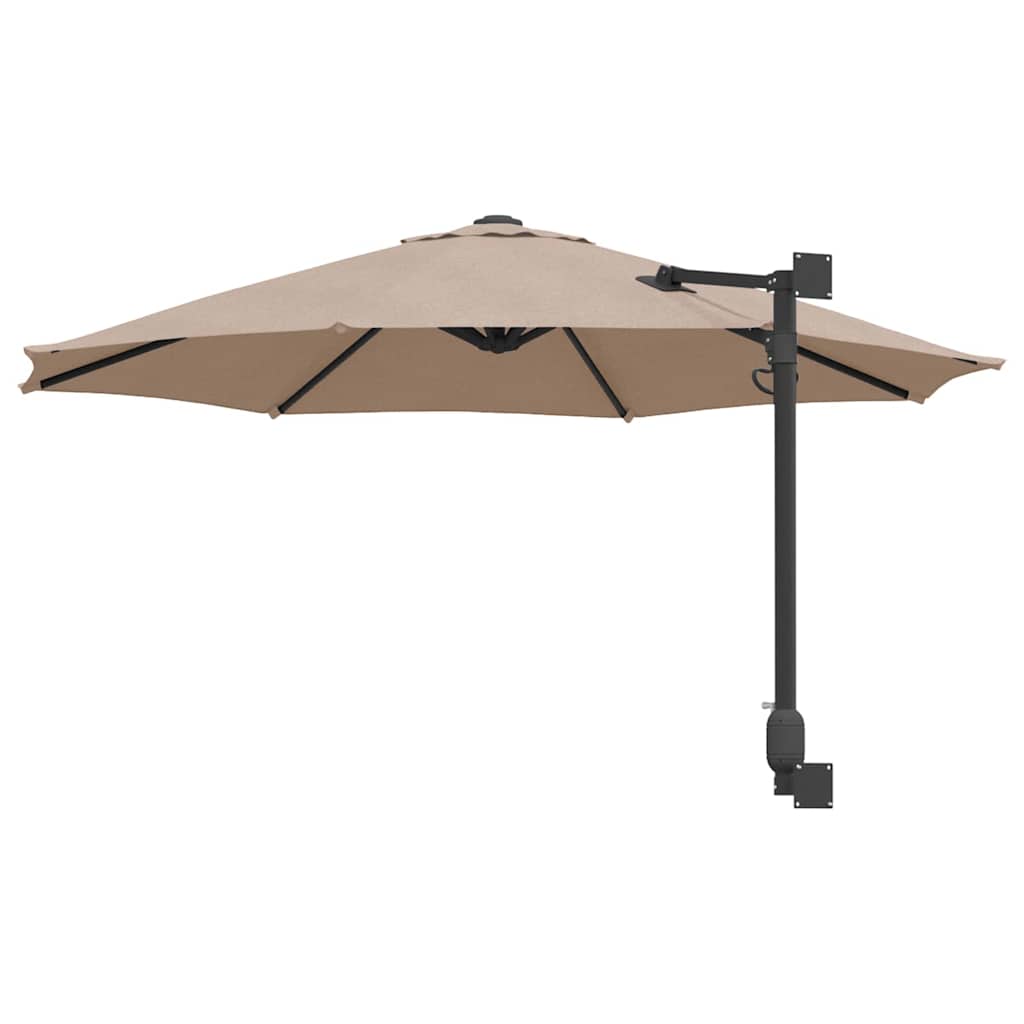 vidaXL Parasolka ogrodowa Ciemnoszary 248 x 248 x 148 cm