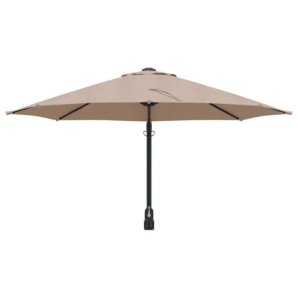 vidaXL Parasolka ogrodowa Ciemnoszary 248 x 248 x 148 cm