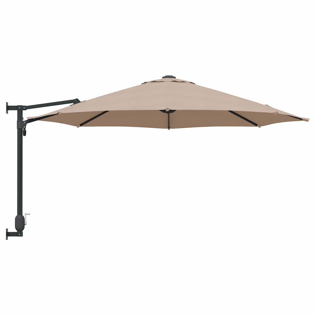 vidaXL Parasolka ogrodowa Ciemnoszary 248 x 248 x 148 cm