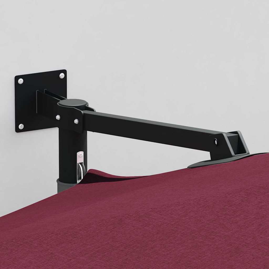vidaXL Parasolka ogrodowa Bordeaux Czerwony 248 x 248 x 148 cm