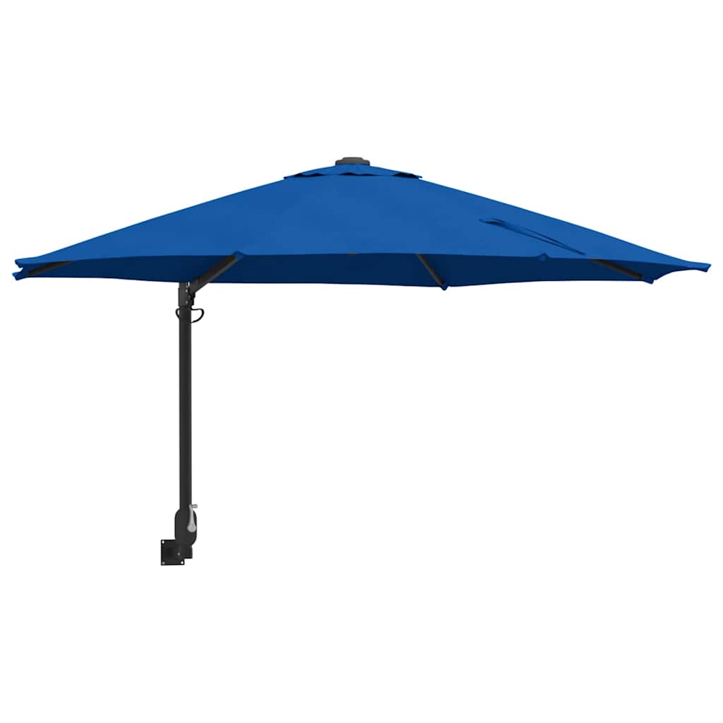 vidaXL Parasolka ogrodowa Niebieski azur 248 x 248 x 148 cm