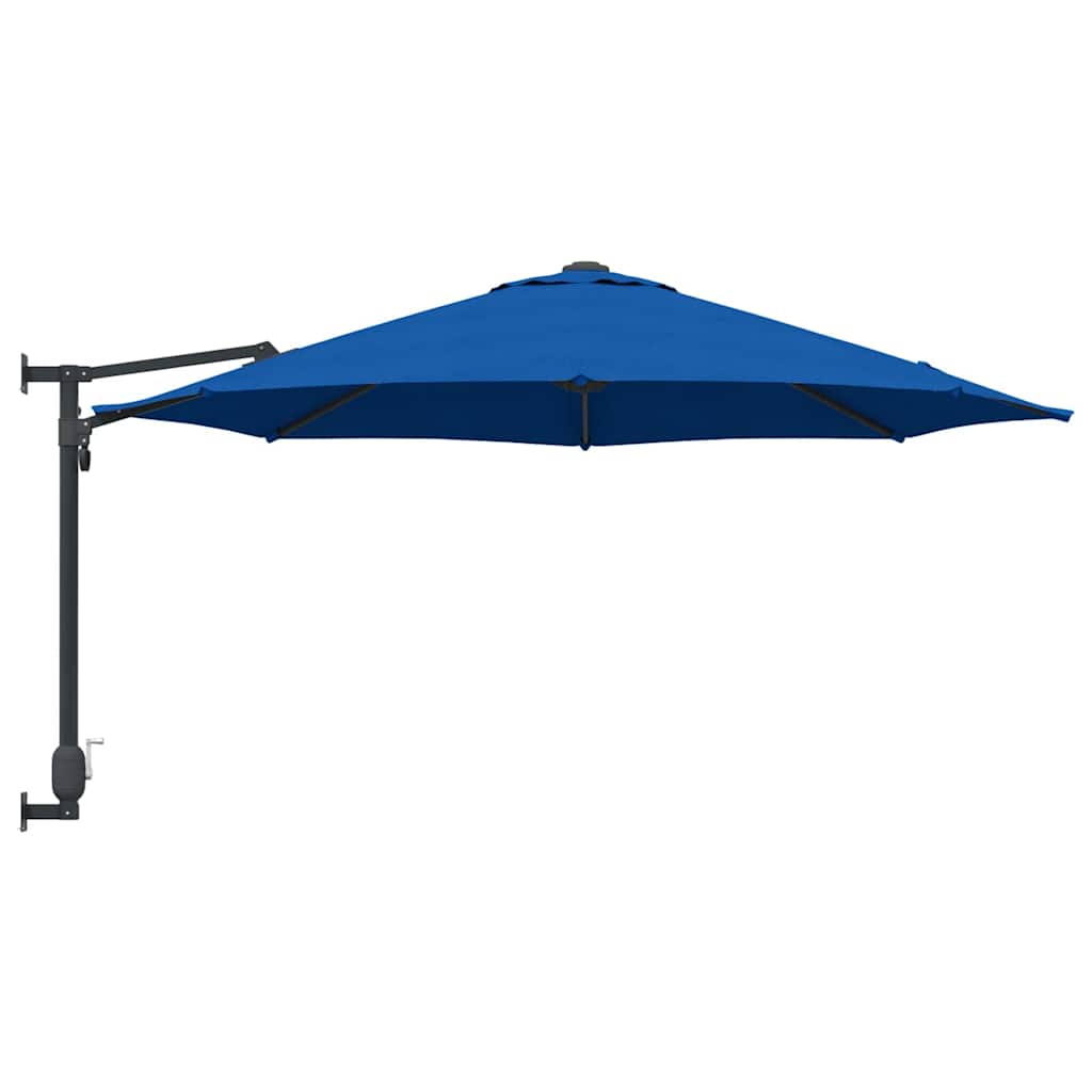 vidaXL Parasolka ogrodowa Niebieski azur 248 x 248 x 148 cm
