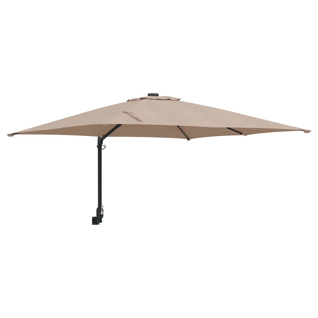 vidaXL Parasolka ogrodowa Ciemnoszary 248,5 x 247,5 x 160 cm