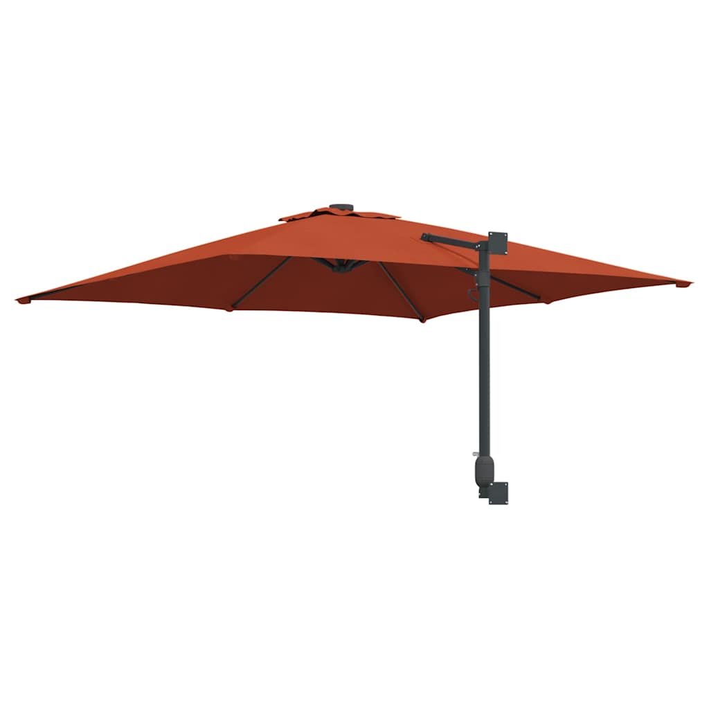 vidaXL Parasolka ogrodowa terakota 248,5 x 247,5 x 160 cm