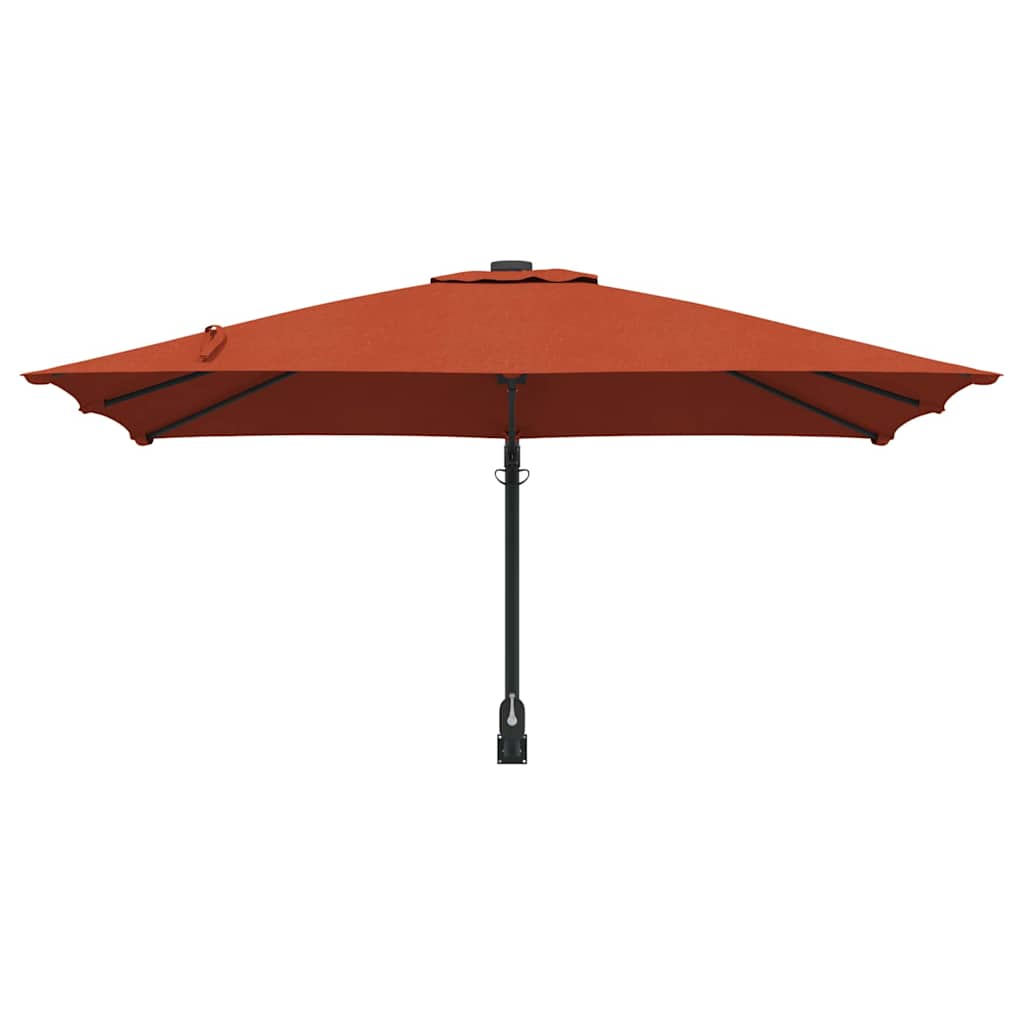 vidaXL Parasolka ogrodowa terakota 248,5 x 247,5 x 160 cm