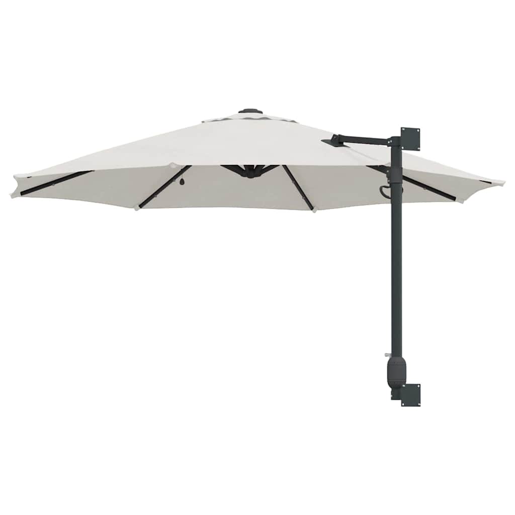 vidaXL Parasolka ogrodowa piaskowy 248 x 248 x 148 cm Poliester i Stal