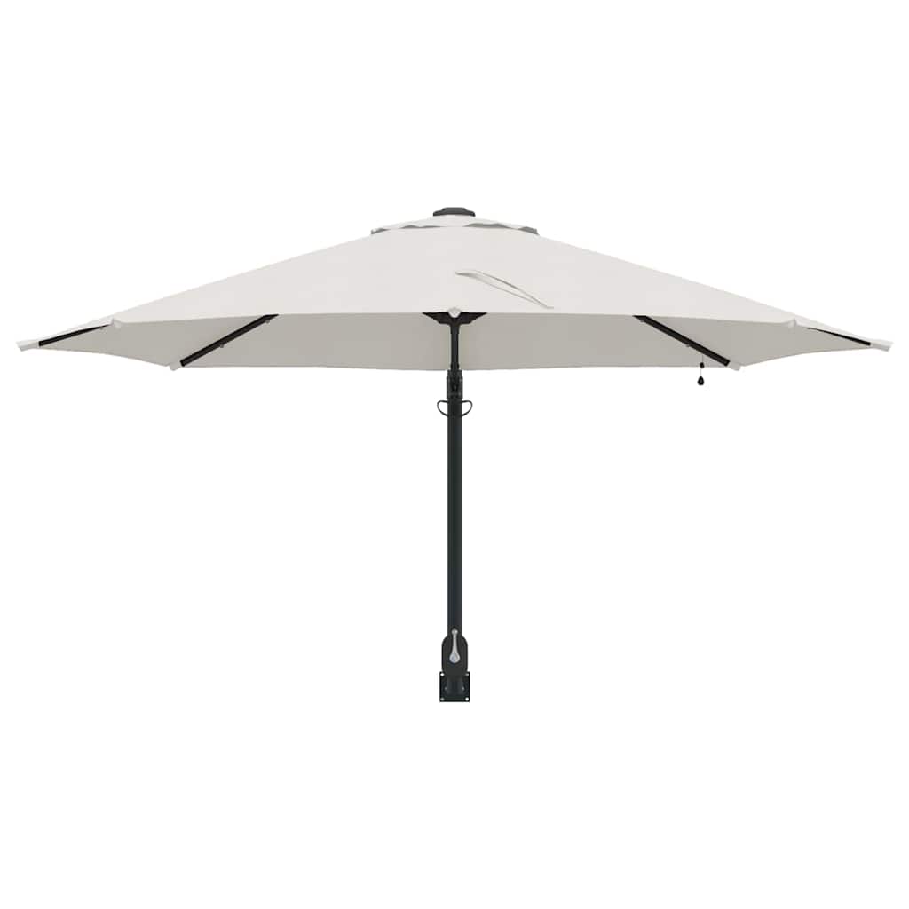 vidaXL Parasolka ogrodowa piaskowy 248 x 248 x 148 cm Poliester i Stal