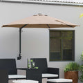 vidaXL Parasolka ogrodowa 248 x 248 x 148 cm Poliester i Stal
