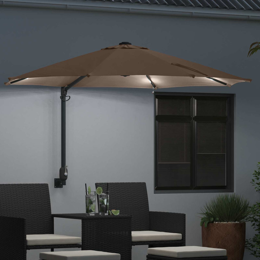 vidaXL Parasolka ogrodowa 248 x 248 x 148 cm Poliester i Stal