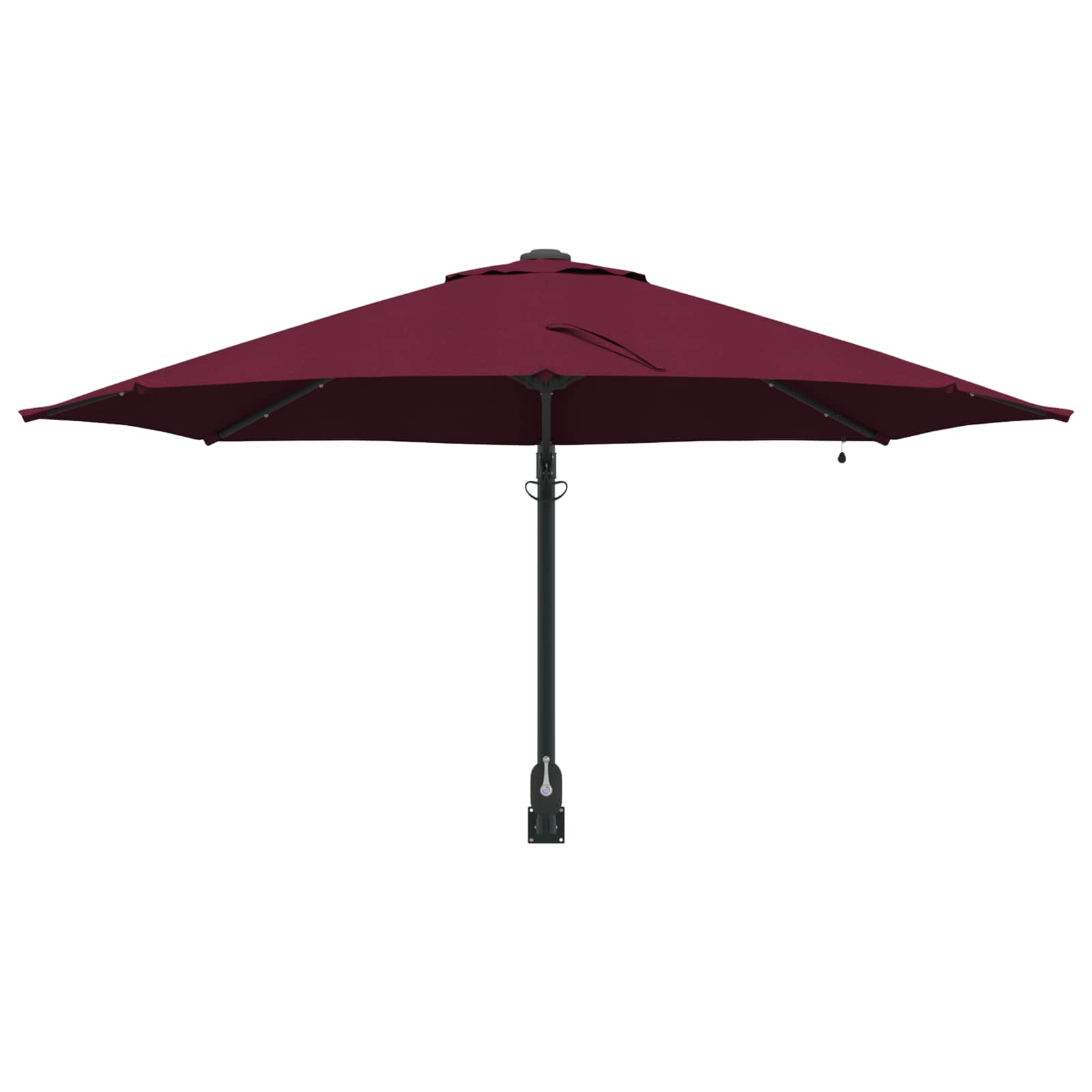 vidaXL Parasolka ogrodowa Bordeaux Czerwony 248 x 248 x 148 cm