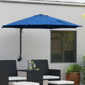 vidaXL Parasolka ogrodowa Niebieski azur 248 x 248 x 148 cm