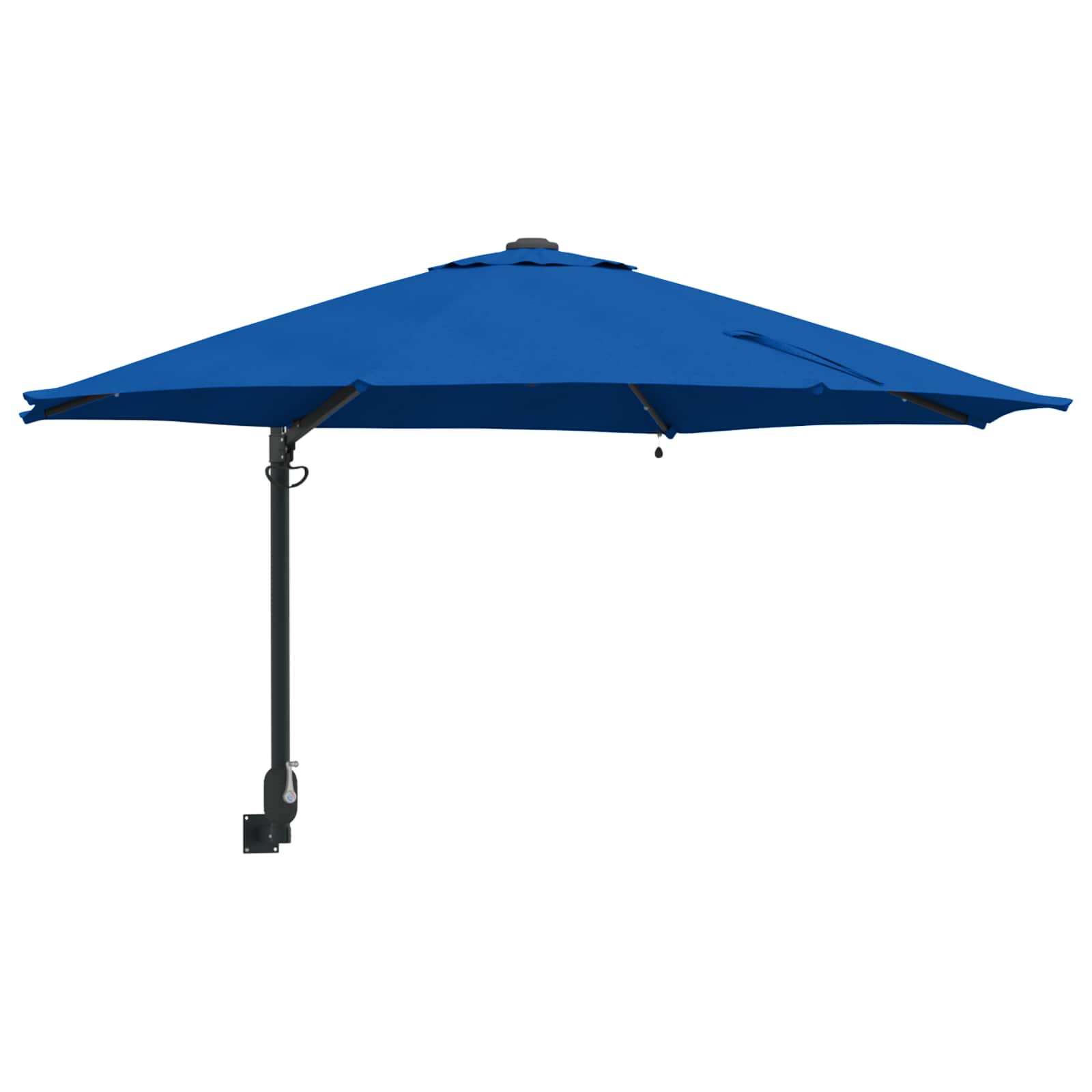 vidaXL Parasolka ogrodowa Niebieski azur 248 x 248 x 148 cm