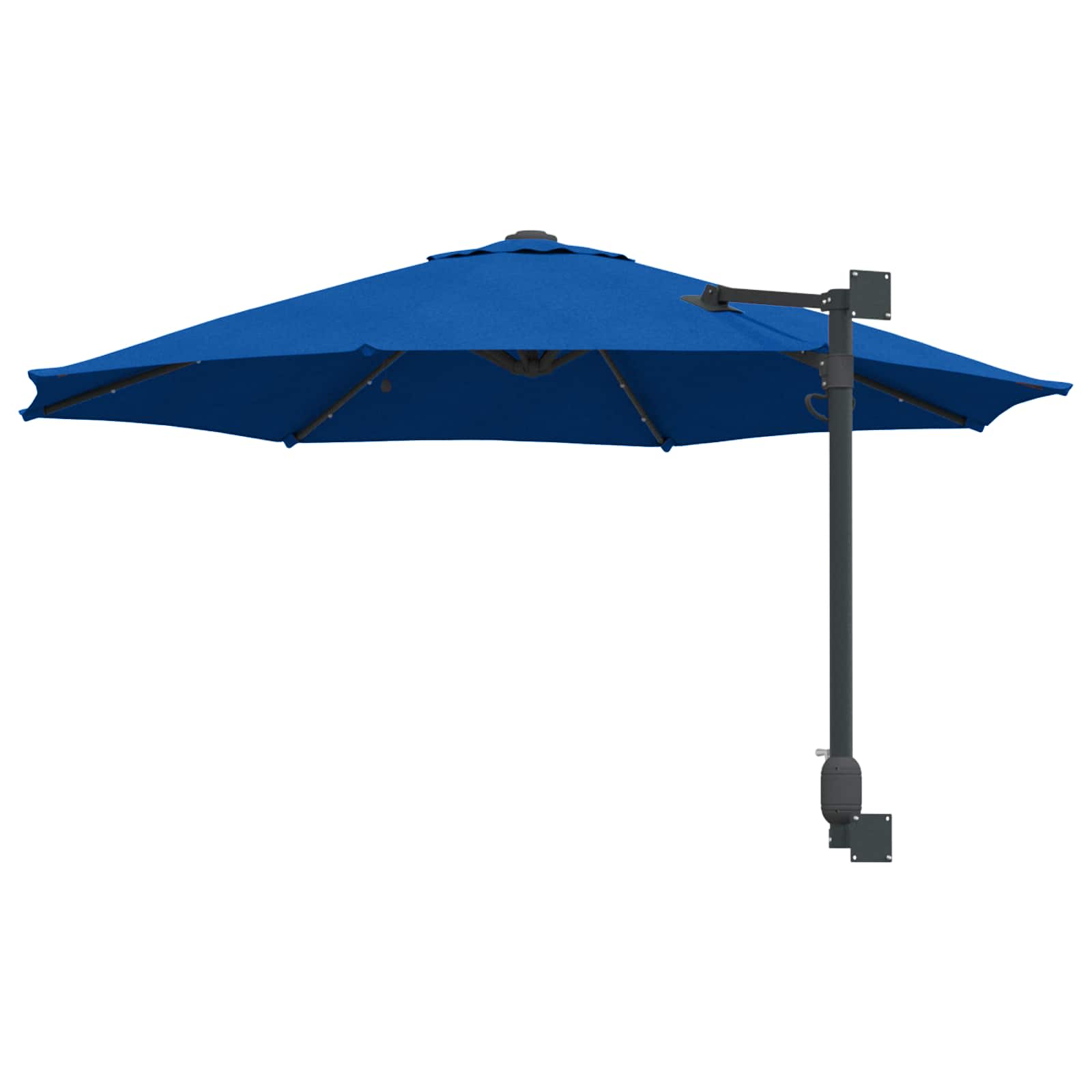 vidaXL Parasolka ogrodowa Niebieski azur 248 x 248 x 148 cm