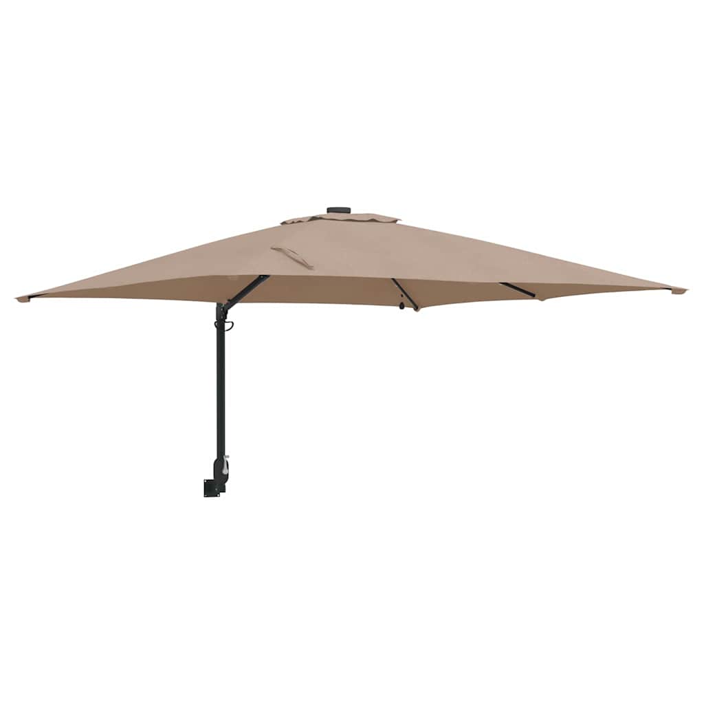 vidaXL Parasolka ogrodowa Ciemnoszary 248,5 x 247,5 x 160 cm