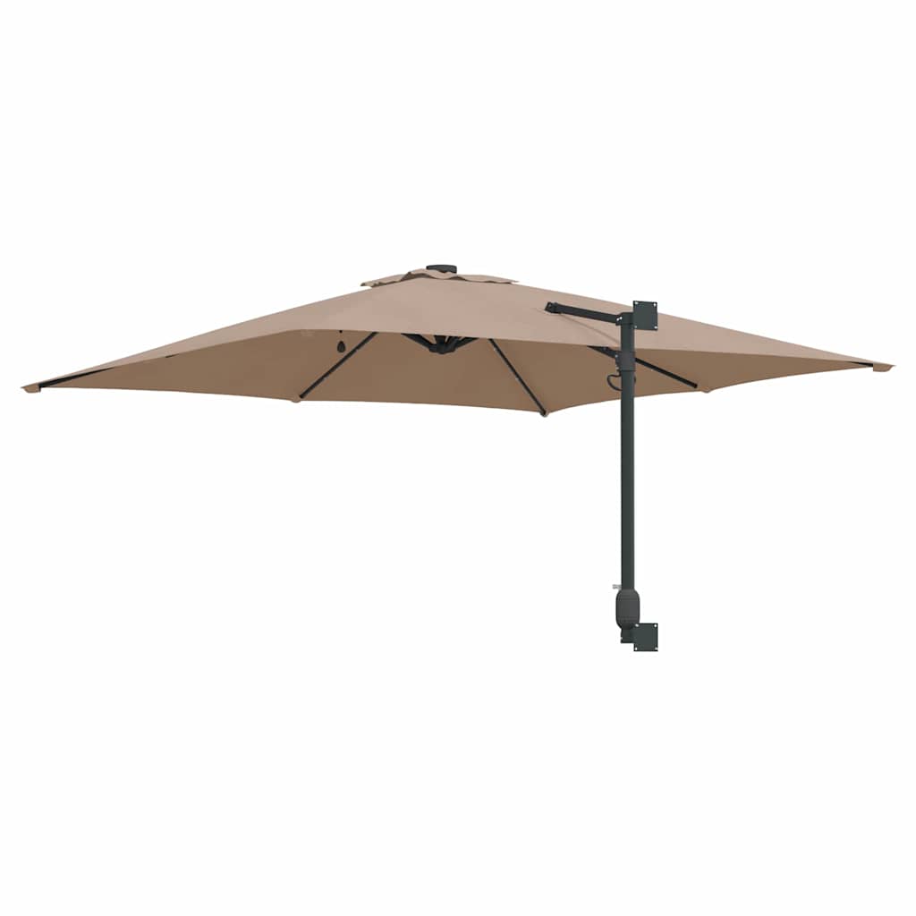 vidaXL Parasolka ogrodowa Ciemnoszary 248,5 x 247,5 x 160 cm