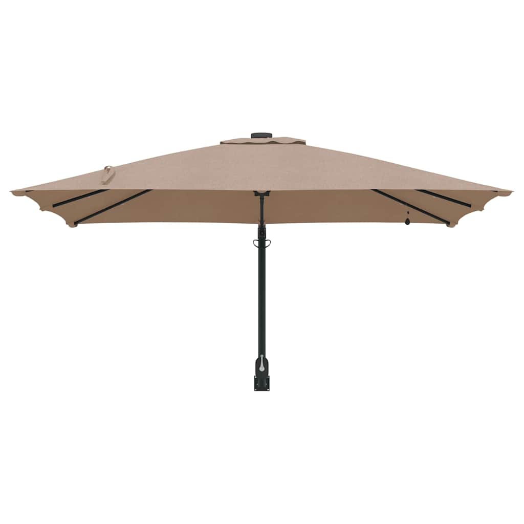 vidaXL Parasolka ogrodowa Ciemnoszary 248,5 x 247,5 x 160 cm