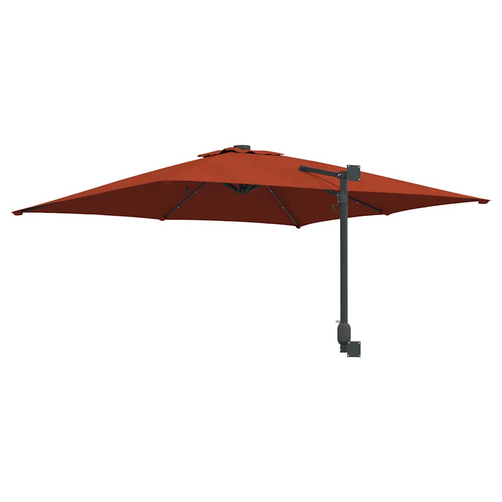 vidaXL Parasolka ogrodowa terakota 248,5 x 247,5 x 160 cm