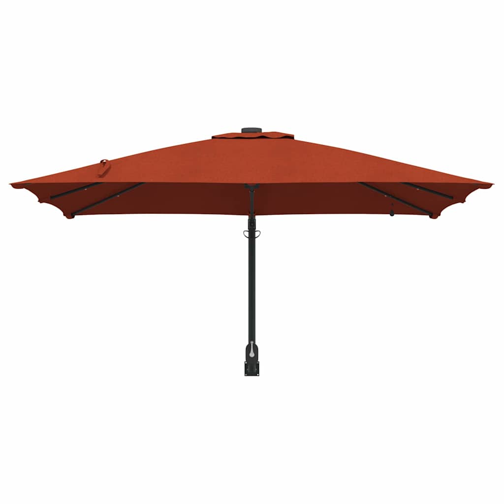 vidaXL Parasolka ogrodowa terakota 248,5 x 247,5 x 160 cm