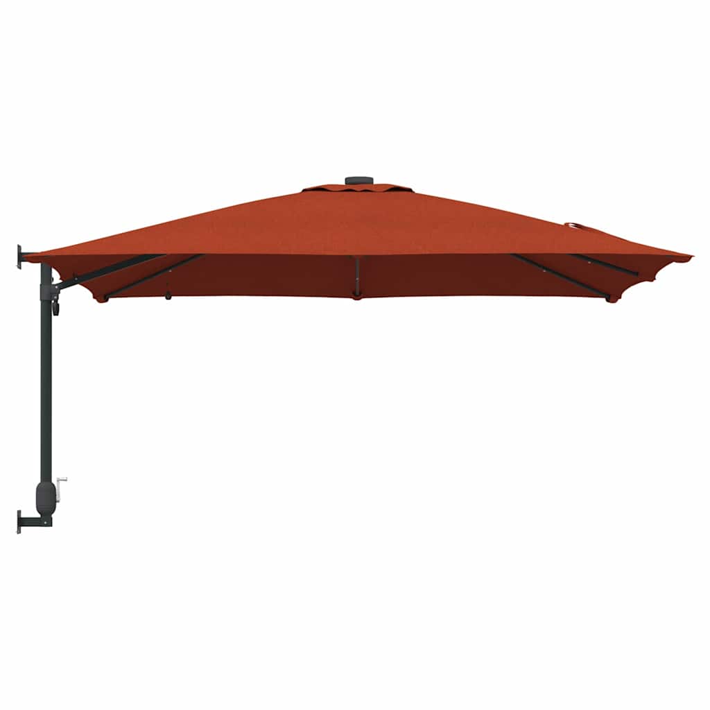 vidaXL Parasolka ogrodowa terakota 248,5 x 247,5 x 160 cm