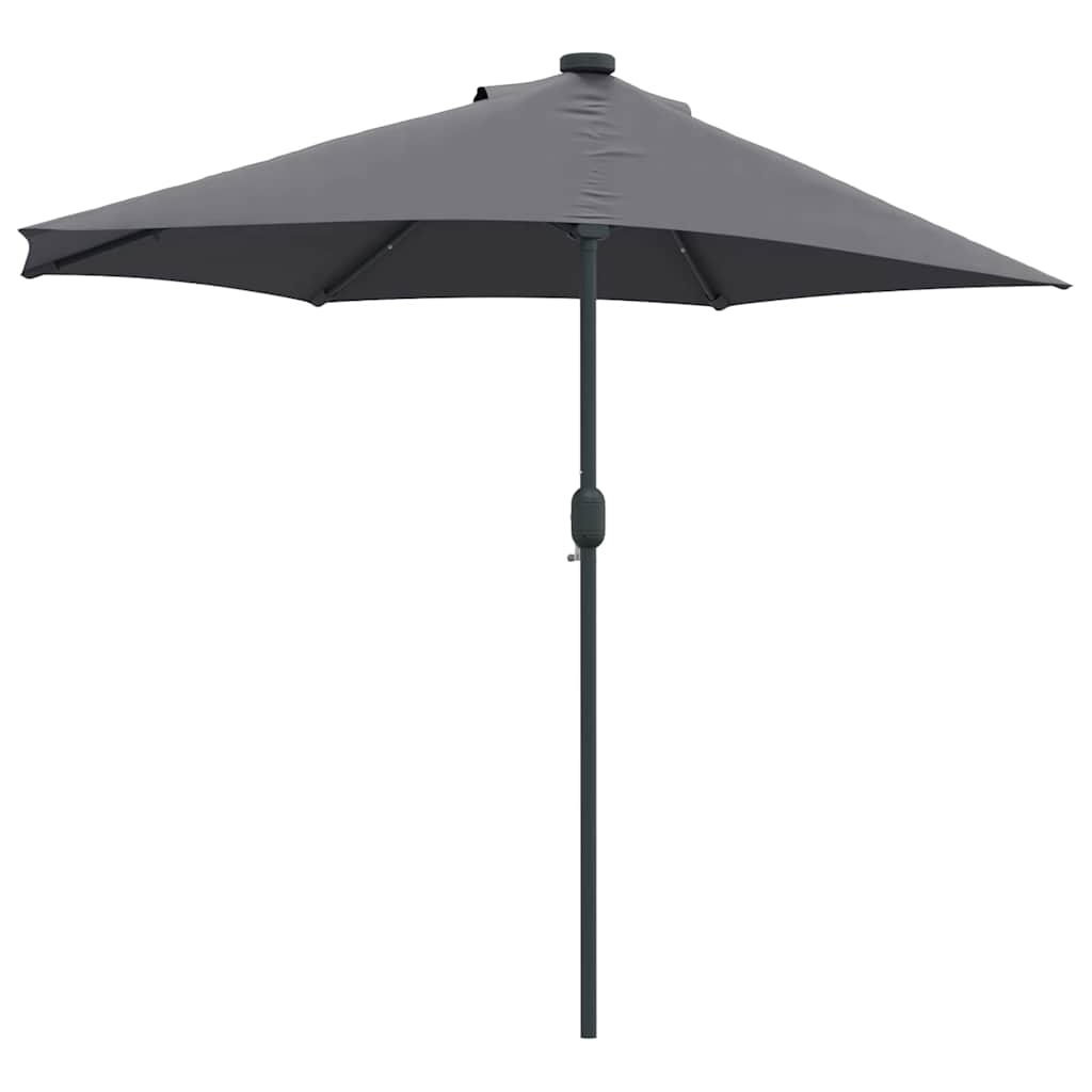vidaXL Parasolka ogrodowa Antracyt 294 x 150 x 223 cm Poliester i Stal