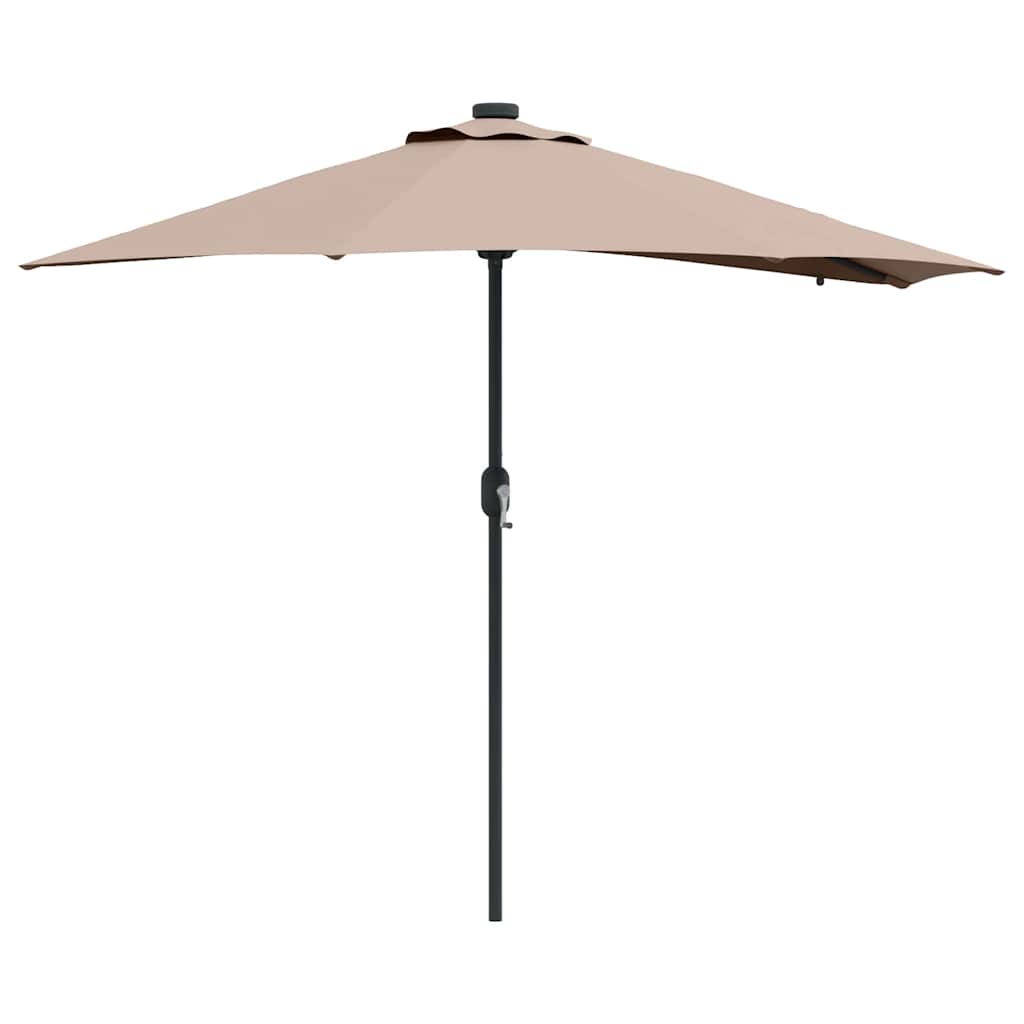 vidaXL Parasolka ogrodowa Ciemnoszary 294 x 150 x 223 cm