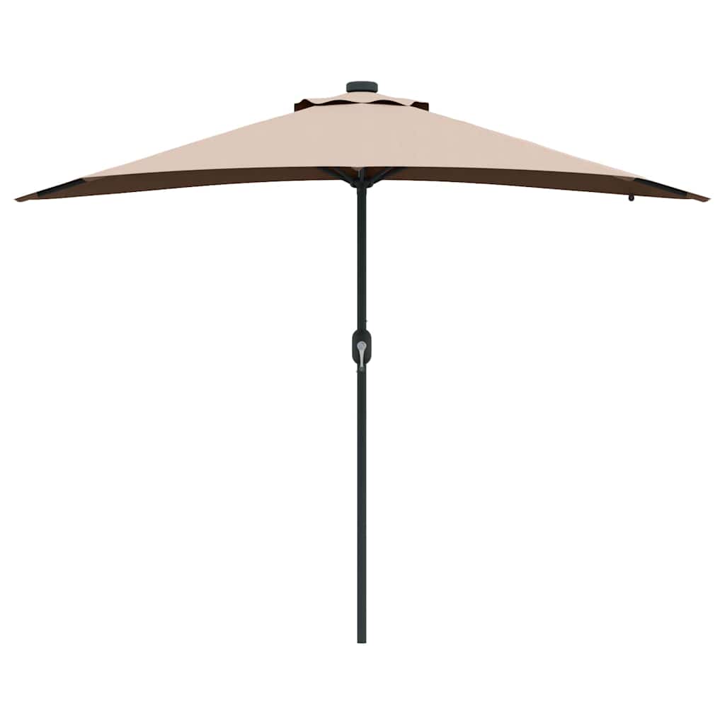 vidaXL Parasolka ogrodowa Ciemnoszary 294 x 150 x 223 cm