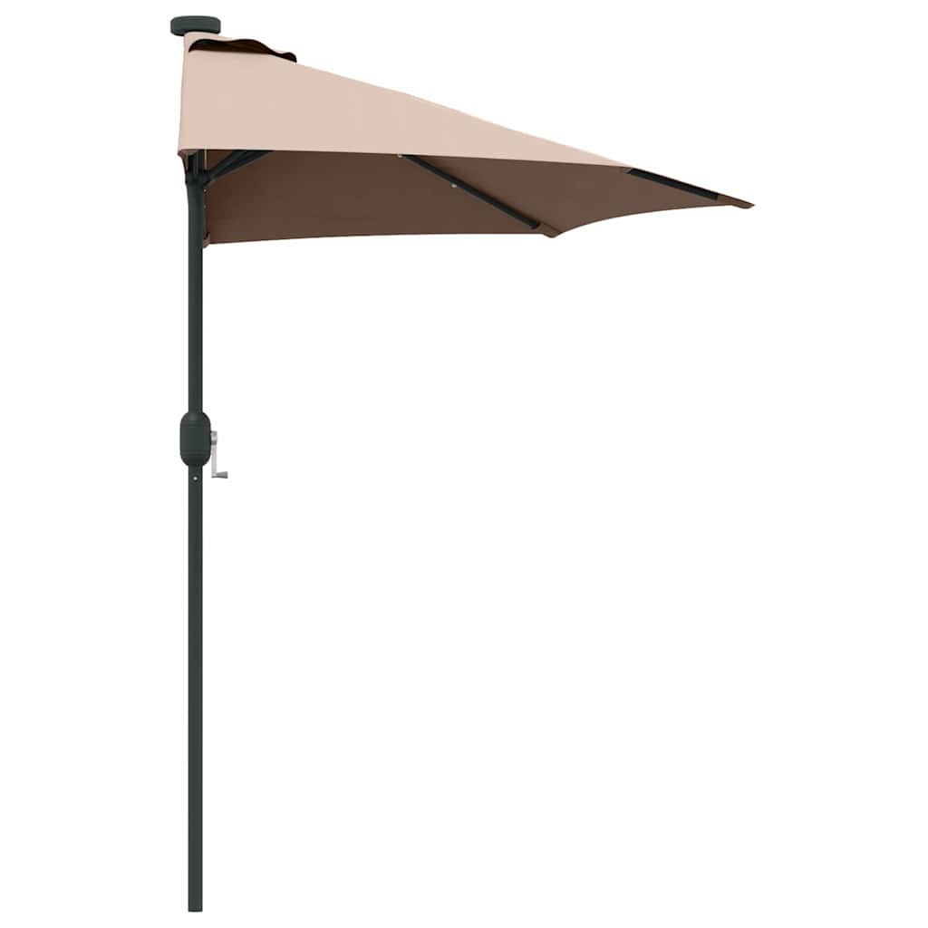 vidaXL Parasolka ogrodowa Ciemnoszary 294 x 150 x 223 cm