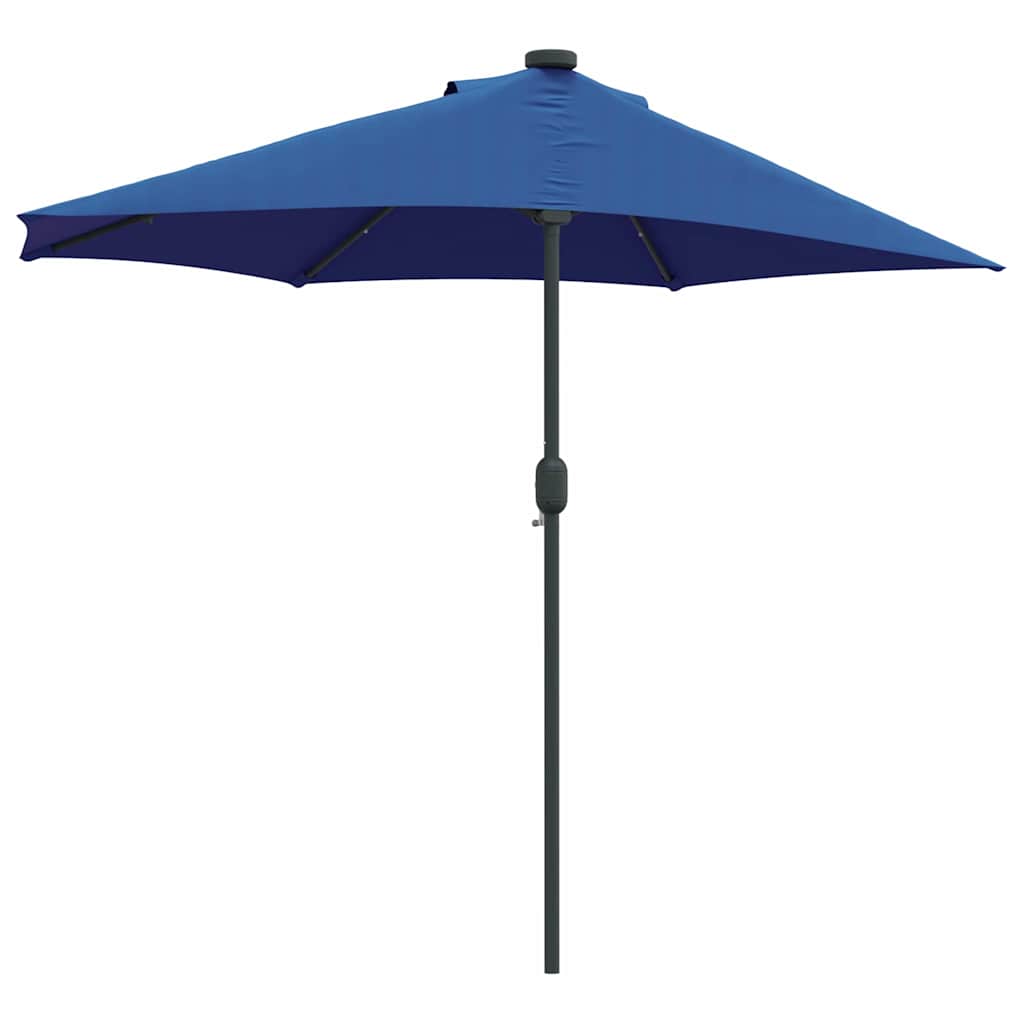 vidaXL Parasolka ogrodowa Niebieski azur 294 x 150 x 223 cm
