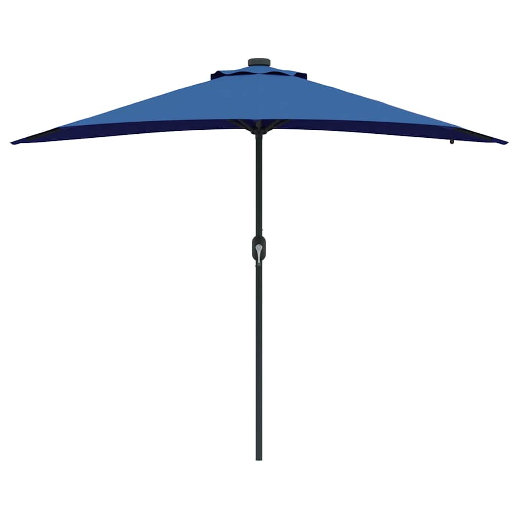 vidaXL Parasolka ogrodowa Niebieski azur 294 x 150 x 223 cm