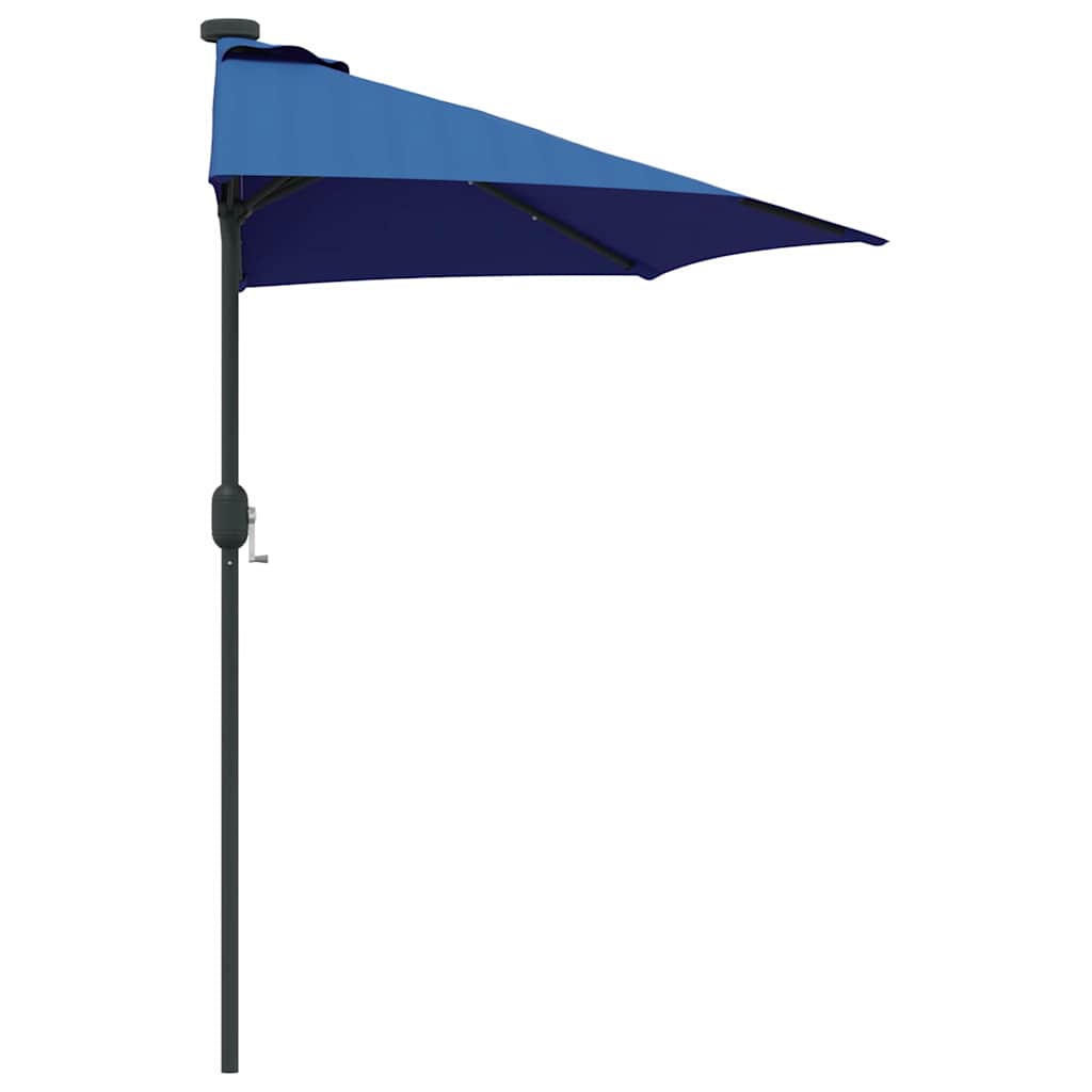 vidaXL Parasolka ogrodowa Niebieski azur 294 x 150 x 223 cm