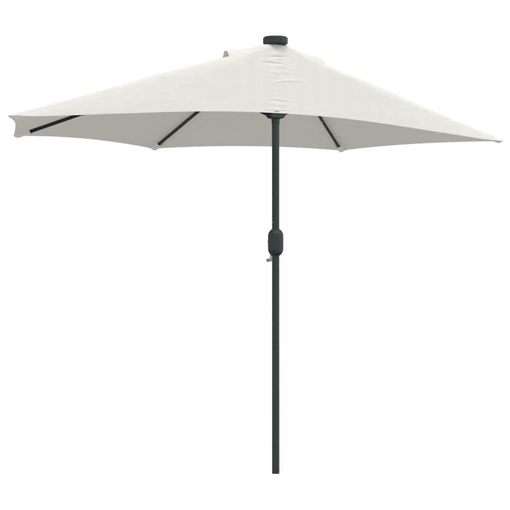 vidaXL Parasolka ogrodowa piaskowy 294 x 150 x 224 cm Poliester i Stal