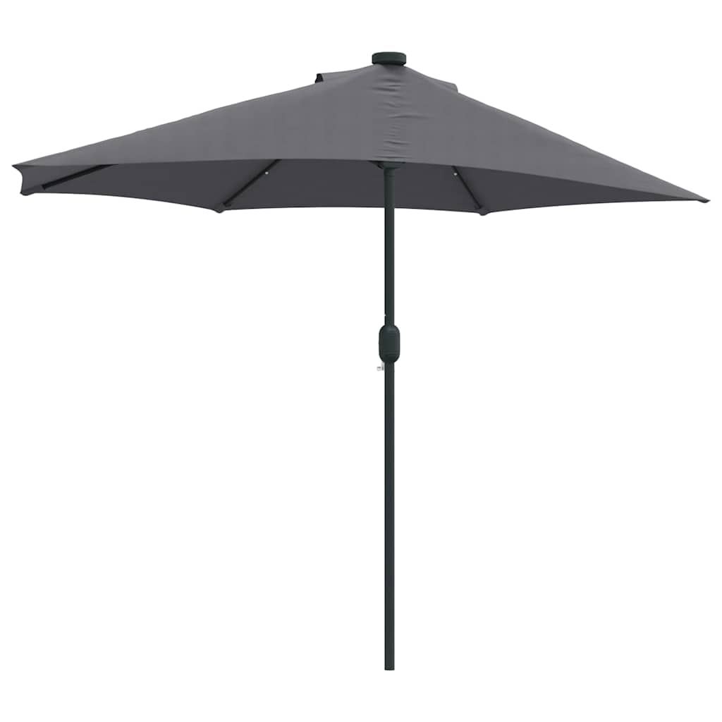 vidaXL Parasolka ogrodowa Antracyt 294 x 150 x 224 cm Poliester i Stal