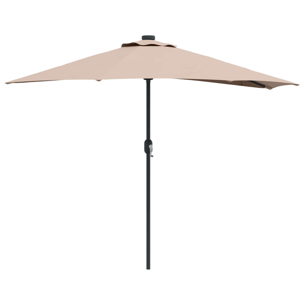 vidaXL Parasolka ogrodowa Ciemnoszary 294 x 150 x 224 cm