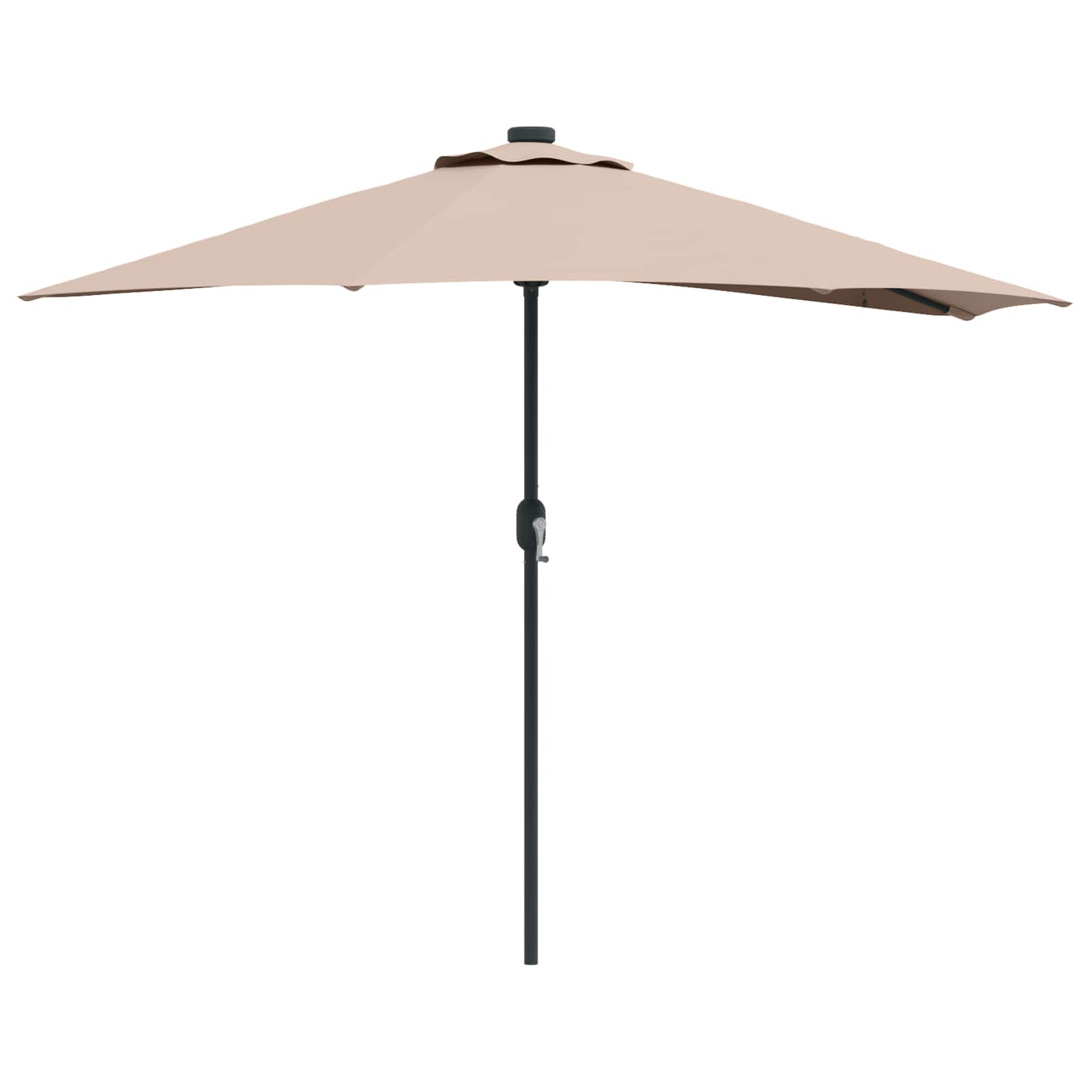 vidaXL Parasolka ogrodowa Ciemnoszary 294 x 150 x 224 cm