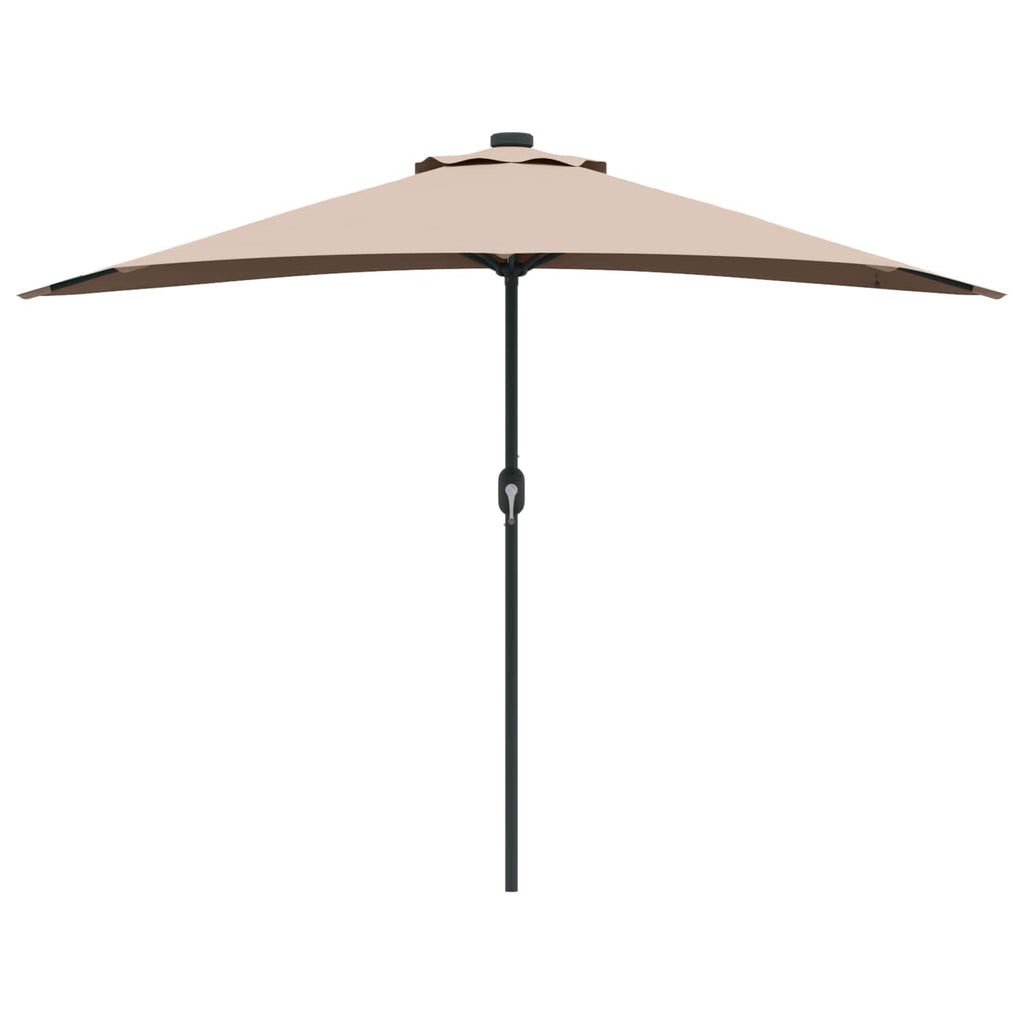 vidaXL Parasolka ogrodowa Ciemnoszary 294 x 150 x 224 cm