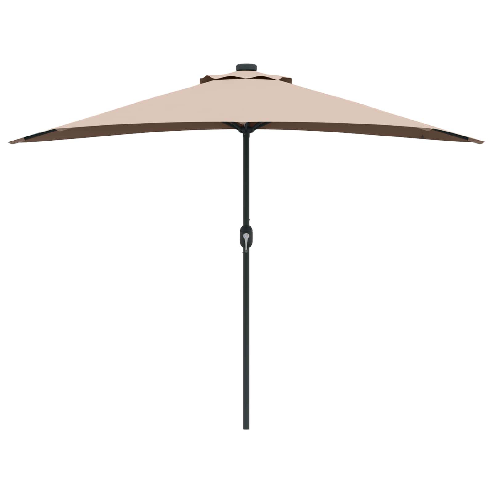 vidaXL Parasolka ogrodowa Ciemnoszary 294 x 150 x 224 cm