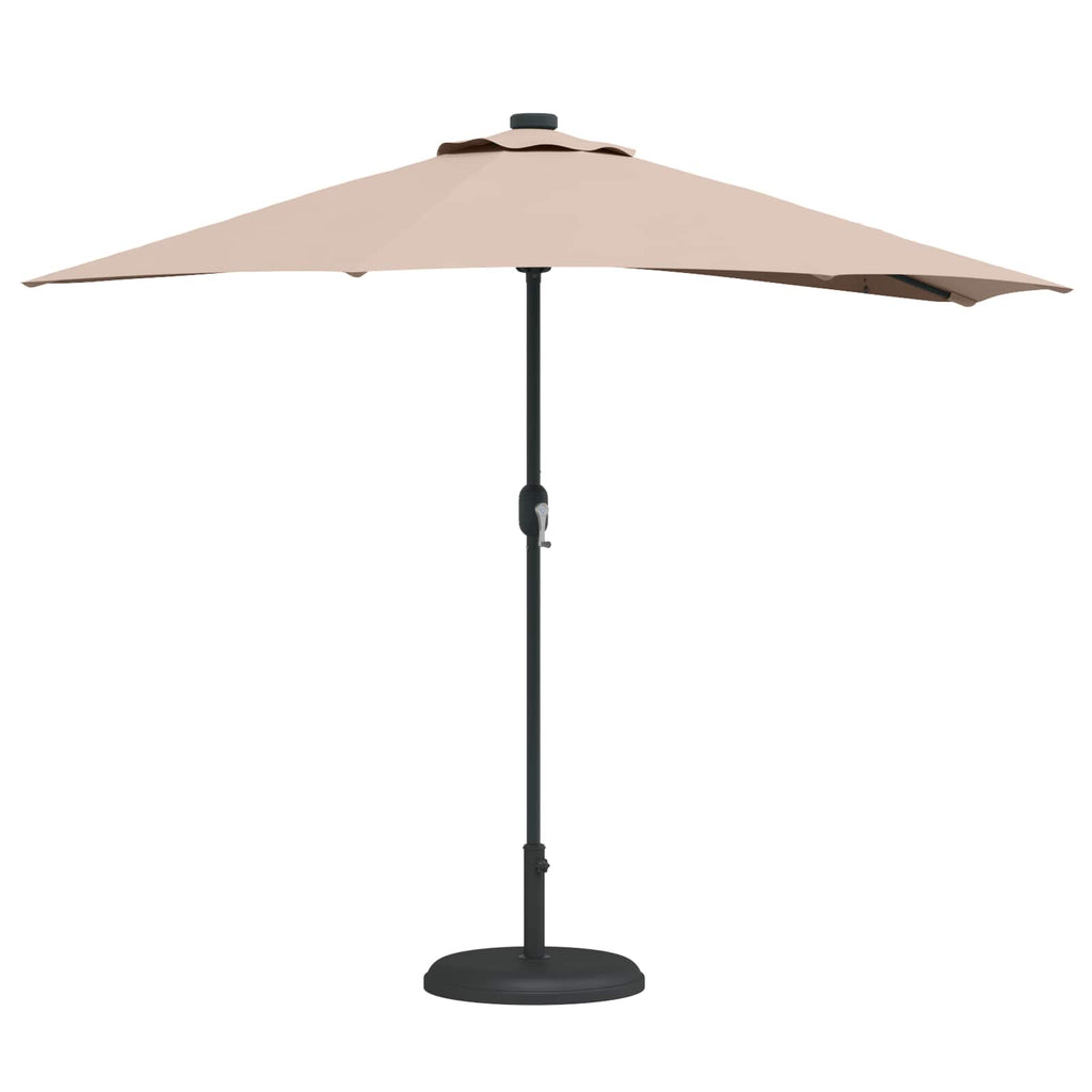 vidaXL Parasolka ogrodowa Ciemnoszary 294 x 150 x 224 cm