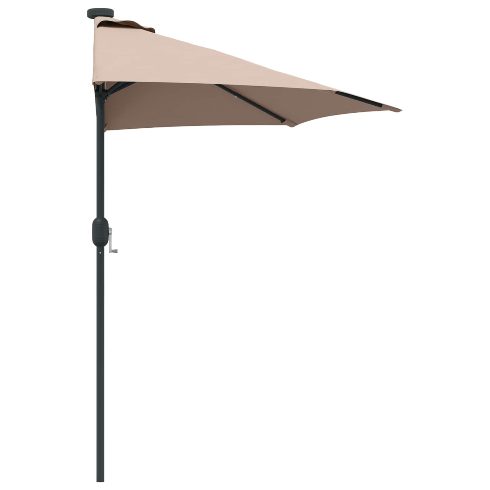 vidaXL Parasolka ogrodowa Ciemnoszary 294 x 150 x 224 cm