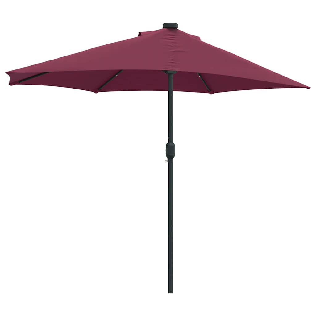 vidaXL Parasolka ogrodowa Bordeaux Czerwony 294 x 150 x 224 cm
