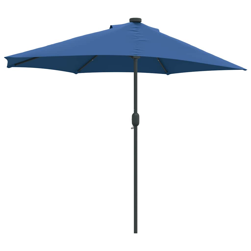 vidaXL Parasolka ogrodowa Niebieski azur 294 x 150 x 224 cm