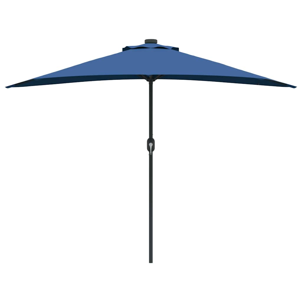 vidaXL Parasolka ogrodowa Niebieski azur 294 x 150 x 224 cm