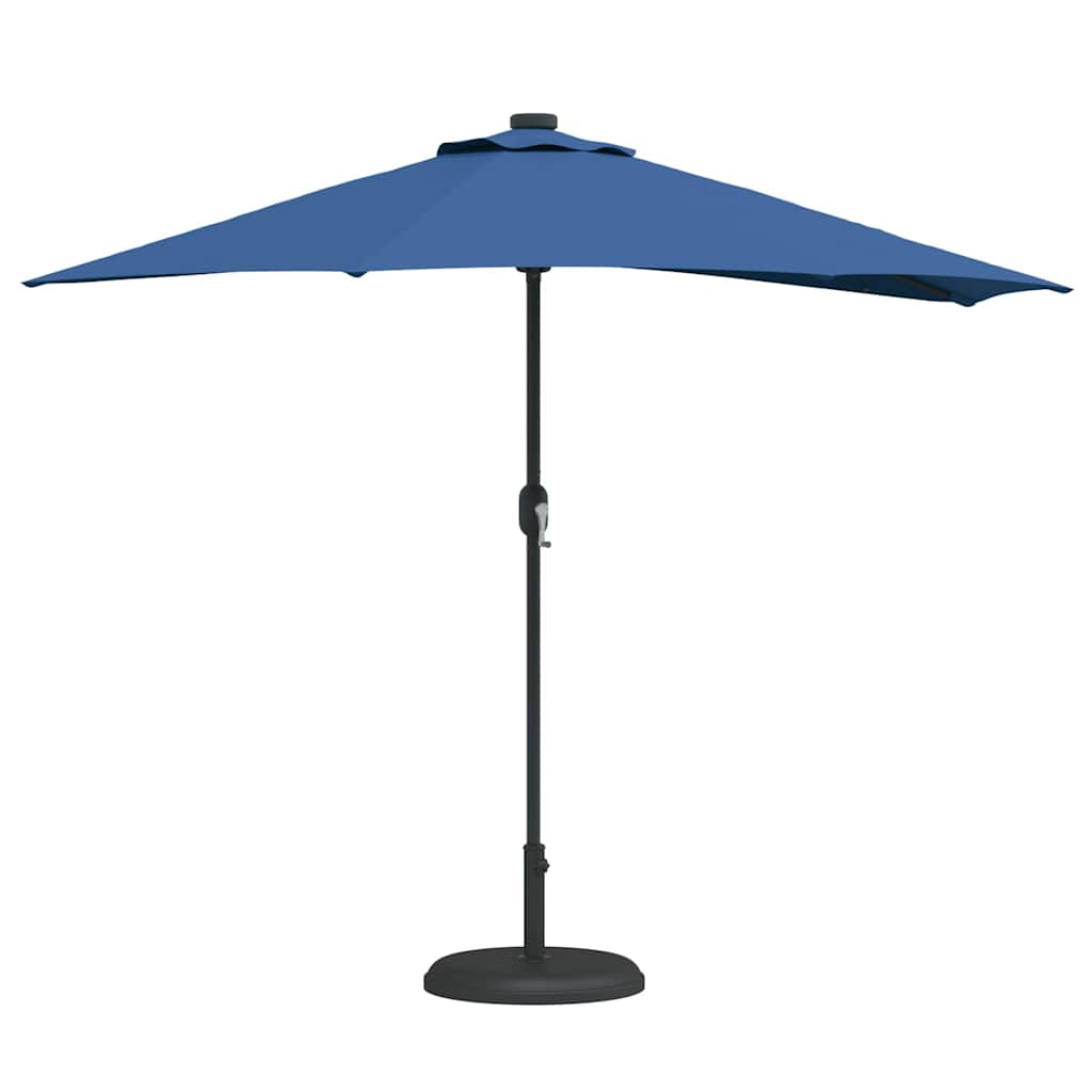 vidaXL Parasolka ogrodowa Niebieski azur 294 x 150 x 224 cm