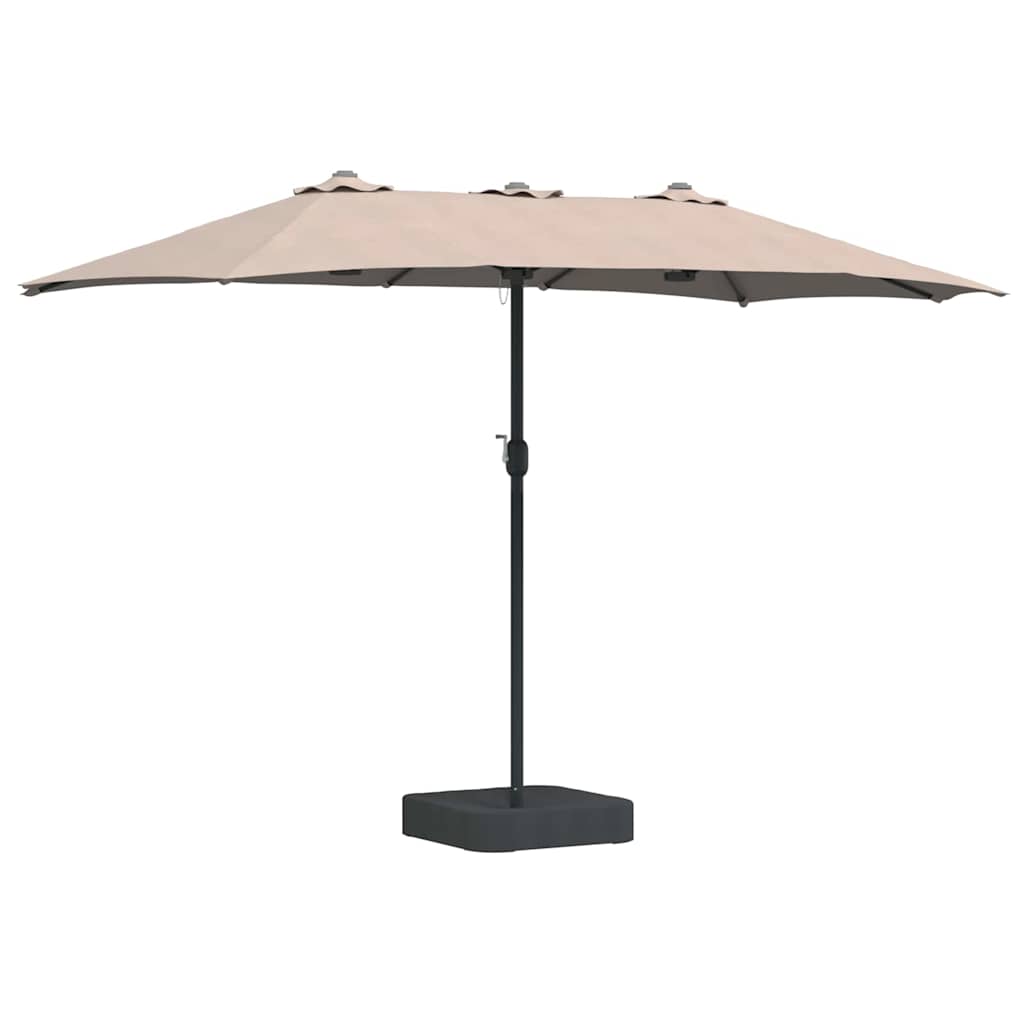 vidaXL Parasolka ogrodowa Ciemnoszary 385 x 209 x 244 cm