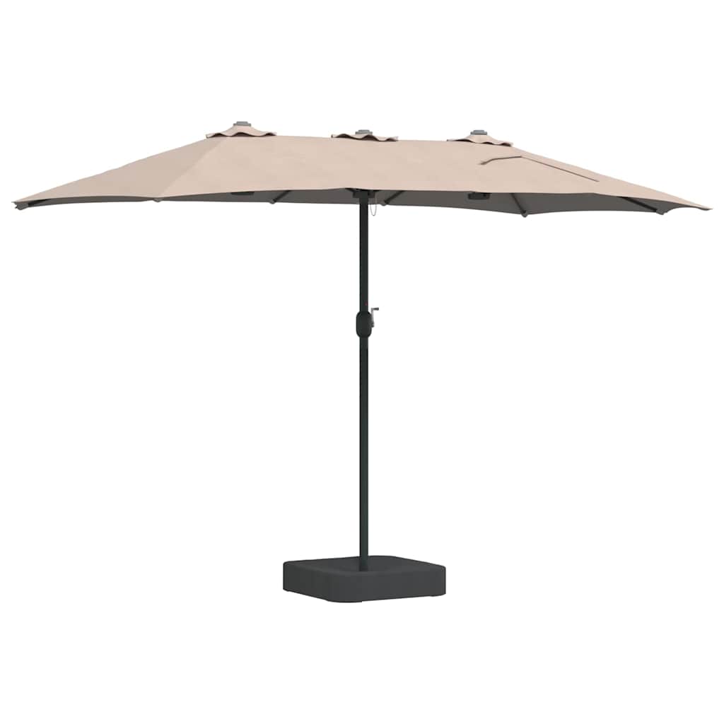 vidaXL Parasolka ogrodowa Ciemnoszary 385 x 209 x 244 cm